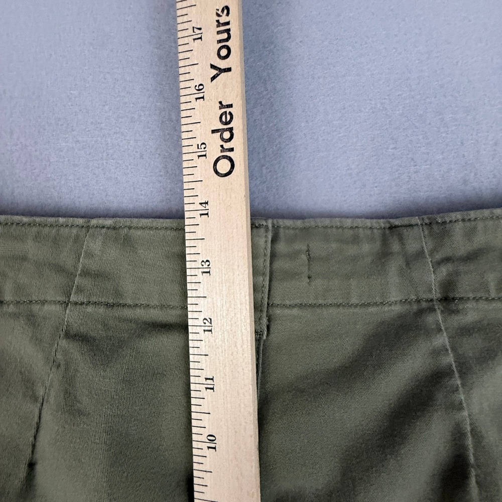 Bagatelle Collection Cargo Pants Women's Size 12 Relaxed Fit Stretch‎ Army Green - Picture 12 of 12